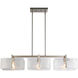 Aenon Linear Pendant Ceiling Light in Pewter