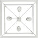 Smyth 4 Light 21 inch Natural White Chandelier Ceiling Light in Clear Glass
