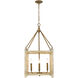 Orville 4 Light 16.25 inch Burnished Chestnut Pendant Ceiling Light