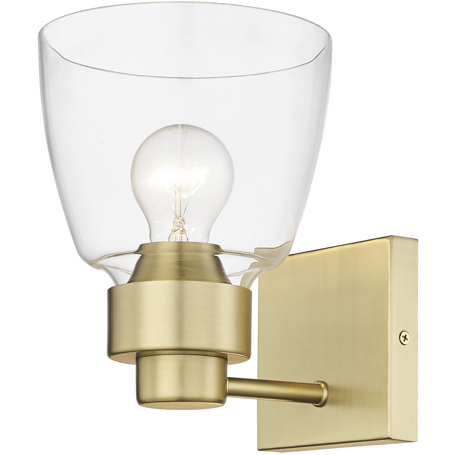 Remy 1 Light 6.5 inch Brushed Champagne Brass Wall Sconce Wall Light