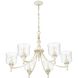 Keating 6 Light 33.5 inch Antique Ivory Chandelier Ceiling Light