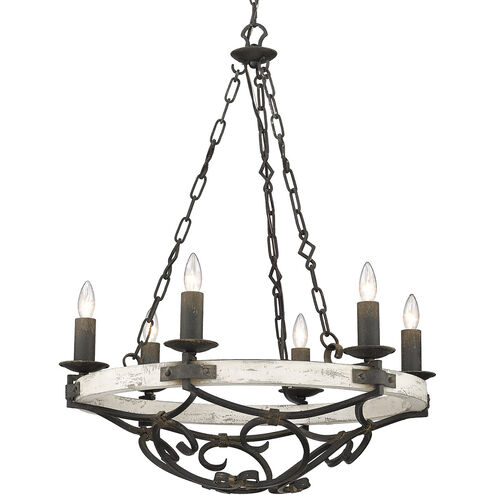 Madera 6 Light 28.25 inch Chandelier