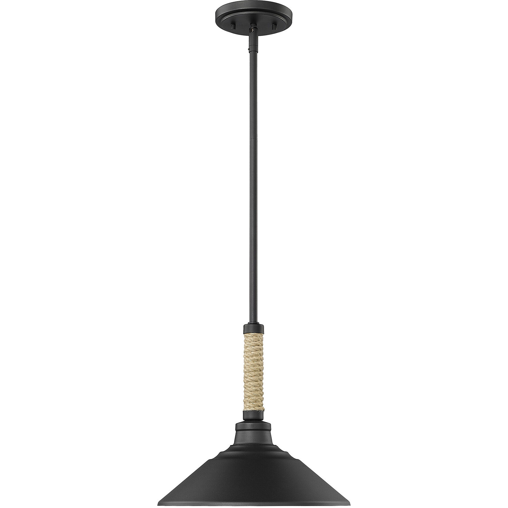 Journey Pendant Ceiling Light in Natural Black