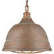 Bartlett 2 Light 16.5 inch Copper Patina Pendant Ceiling Light, Large