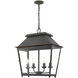 Abingdon 4 Light 21 inch Antique Black Iron Pendant Ceiling Light