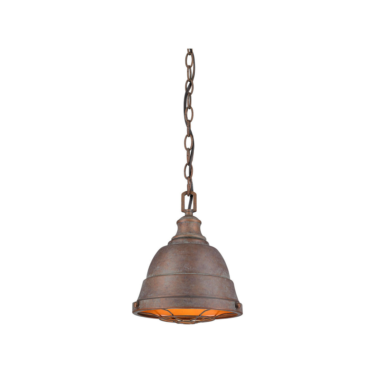 Copper mini pendant clearance light