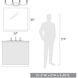 Ormond 4 Light 32 inch Matte Black Bath Vanity Wall Light