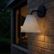 Clarus LED 8.88 inch White Sandstone Cement Outdoor Wall