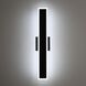 Obsidian LED 23.63 inch Sand Black Outdoor Wall Sconce