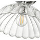 Audra 1 Light 11.75 inch Chrome Semi-Flush Ceiling Light