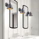 Bartlett Vanity Wall Light in Black Patina