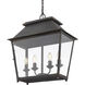 Abingdon 4 Light 21 inch Antique Black Iron Pendant Ceiling Light