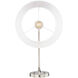 Ryleigh Articulating Wall Sconce Wall Light in Pewter, Modern White
