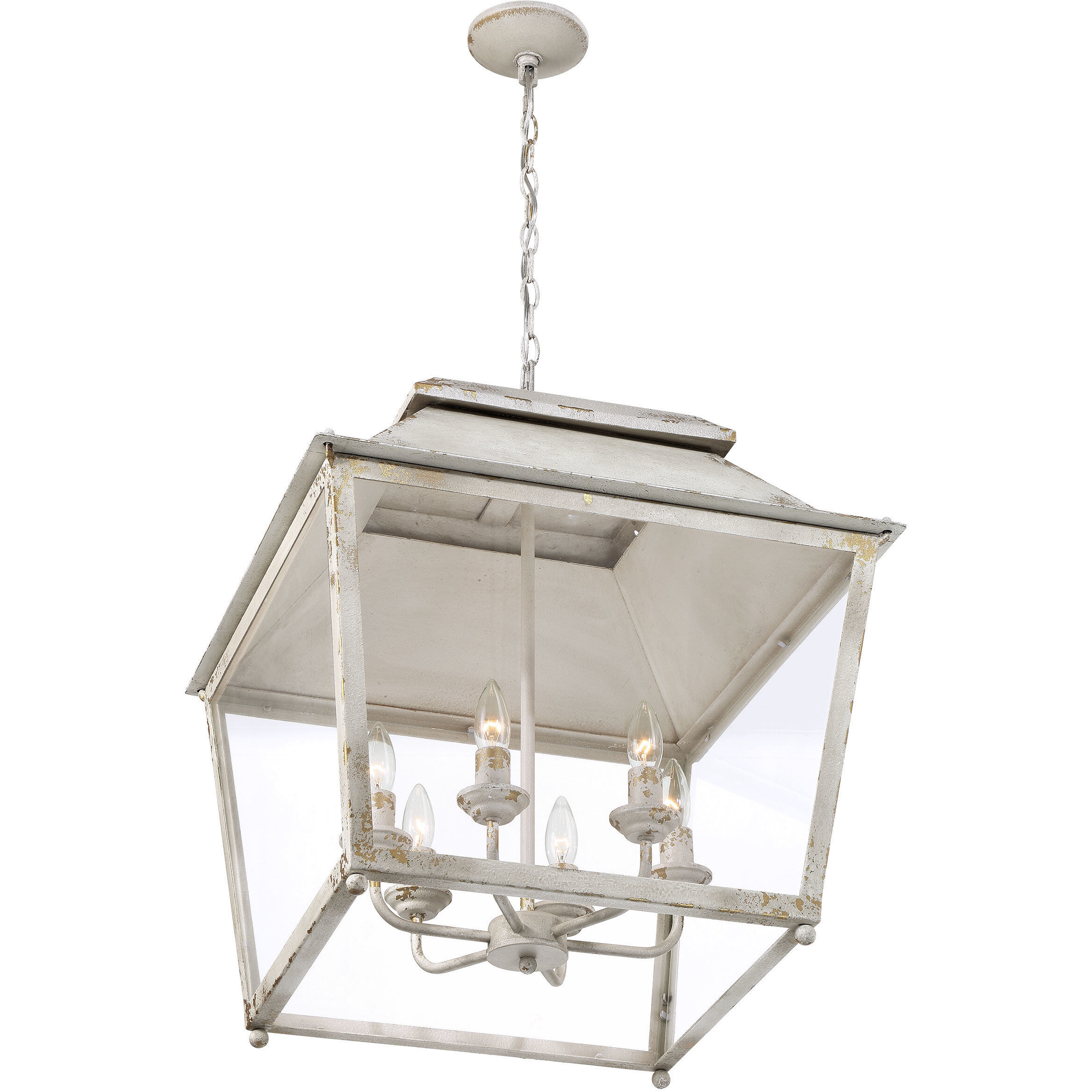 Abingdon Pendant Ceiling Light in Antique Ivory