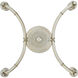 Cambay 4 Light 13 inch White Gold Semi-Flush Mount Ceiling Light