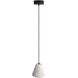 Clarus Pendant Ceiling Light in White Sandstone Cement