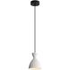 Aethera LED 7 inch White Sandstone Cement Pendant Ceiling Light