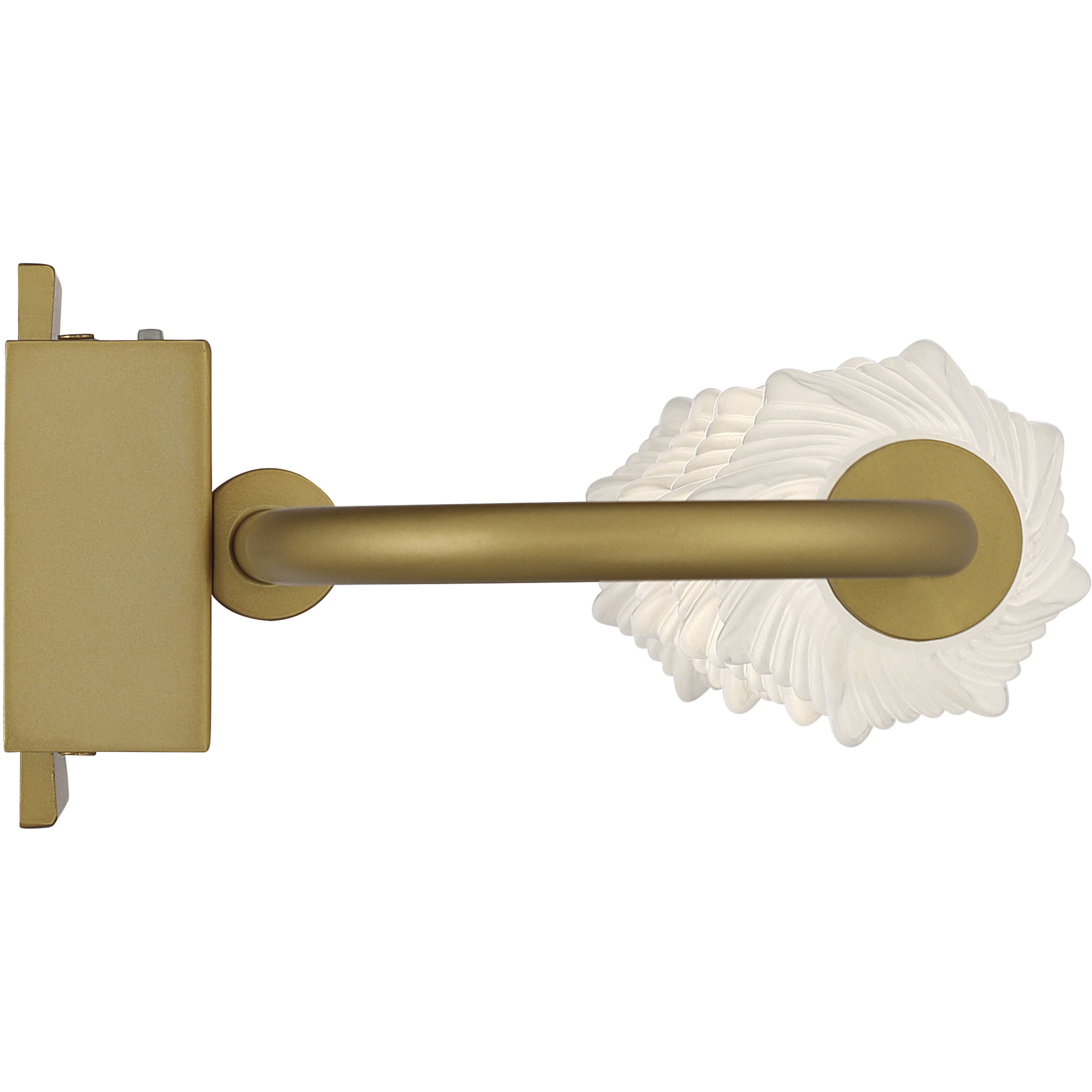 Geode 5 Light 31.75 inch Satin Brushed Gold Outdoor Wall Light