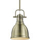 Yep Duncan Pendant Ceiling Light in Matte Black, Small