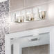 Aenon Vanity Wall Light in Pewter