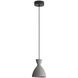 Aethera LED 7 inch Grey Cement Pendant Ceiling Light