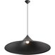 Vistara 1 Light 35.38 inch Sand Black Pendant Ceiling Light