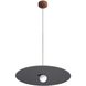 Faroe Pendant Ceiling Light in Coffee/Black