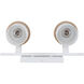 Chatham 2 Light 16 inch Natural White Bath Vanity Light Wall Light