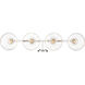 Carver 4 Light 36 inch Chrome Bath Vanity Light Wall Light