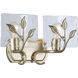 Calla Vanity Wall Light in White Gold