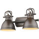 Yep Duncan Vanity Wall Light in Rubbed Bronze