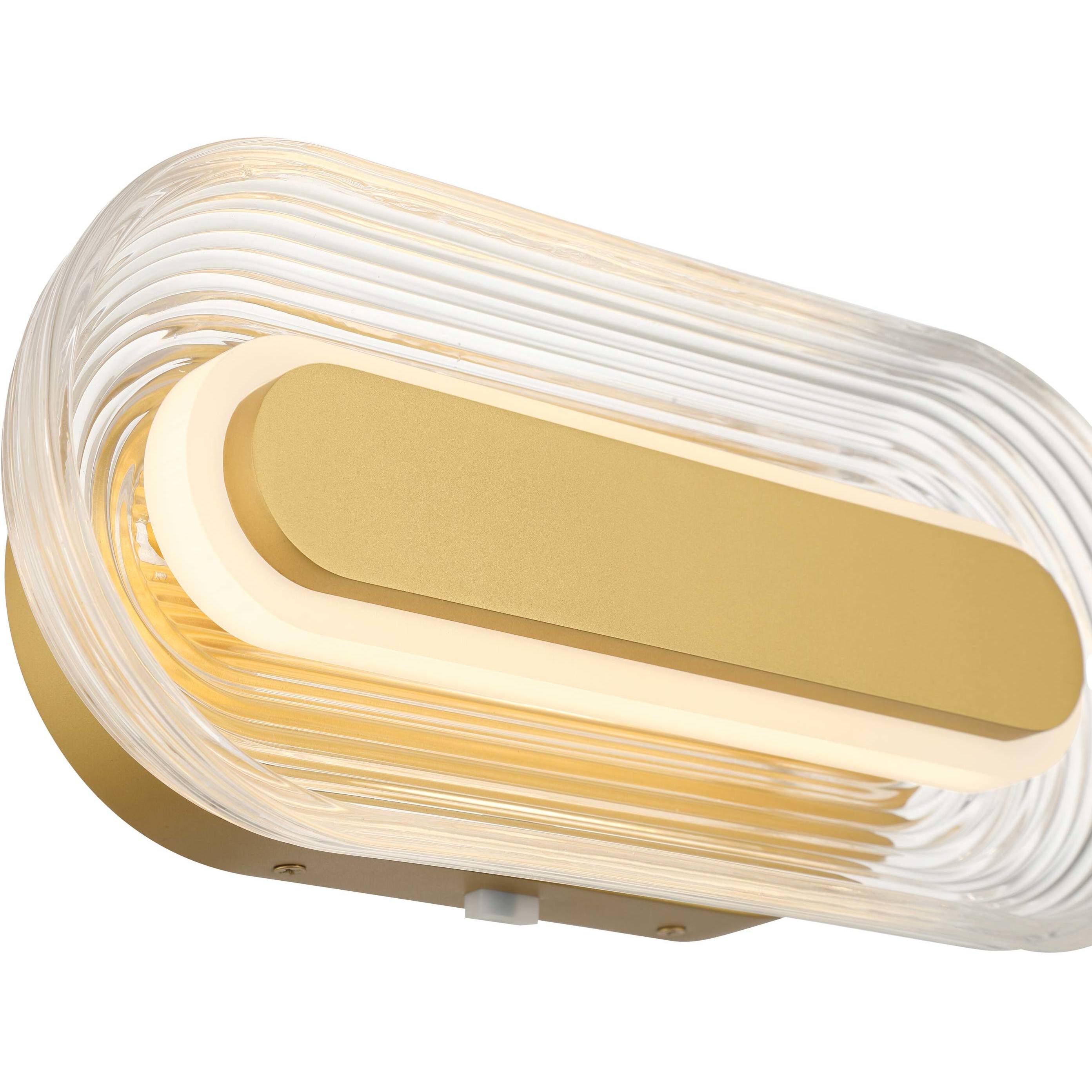 Wry Plexus 1 Light 5.88 inch Satin Brushed Gold Outdoor Wall Light