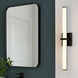Elon Vanity Wall Light in Matte Black