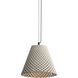 Clarus Pendant Ceiling Light in Grey Cement