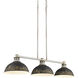 Kinsley Island Light Ceiling Light in Antique Black Iron