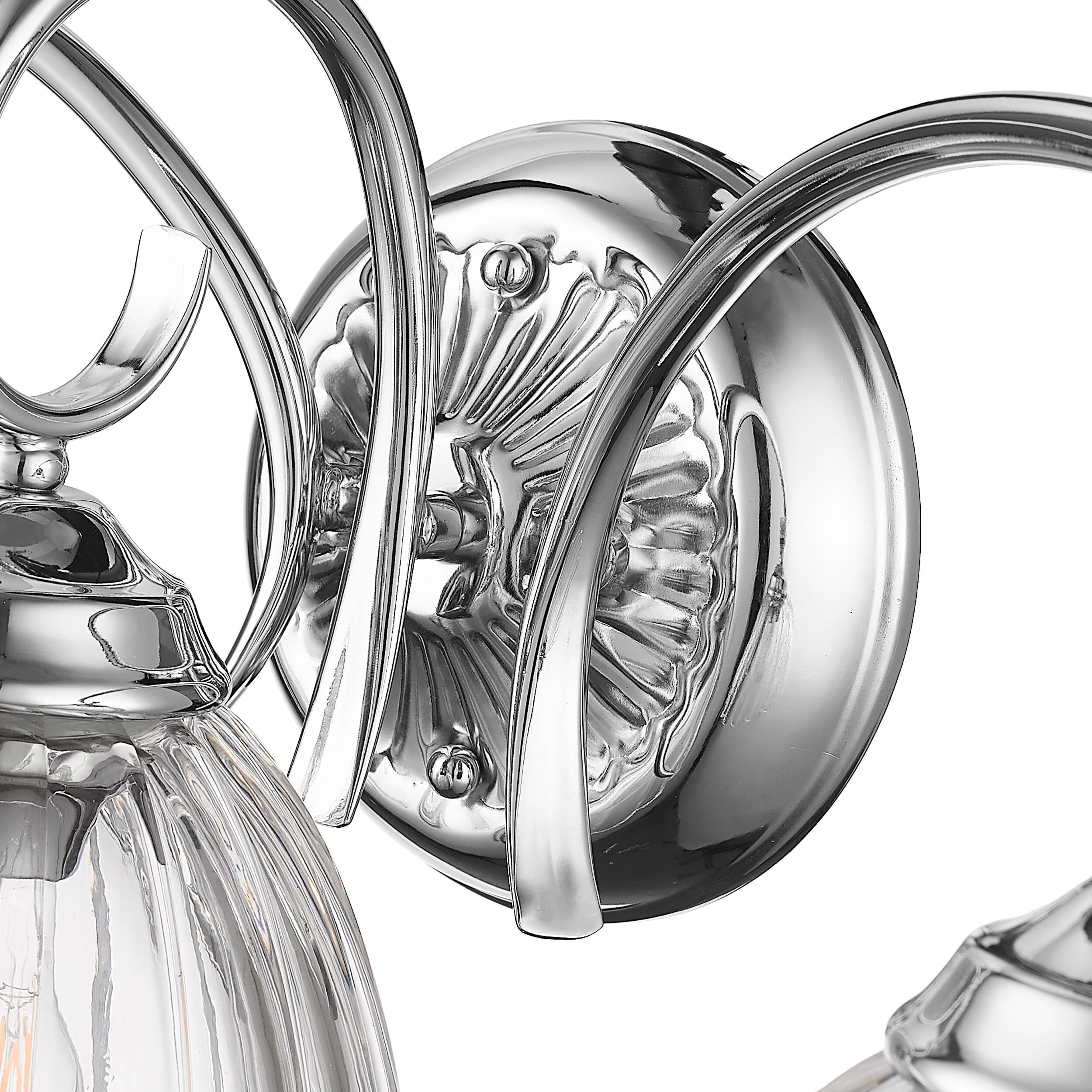 Audra Vanity Wall Light in Chrome