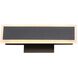 Obsidian LED 11.75 inch Sand Black Outdoor Wall