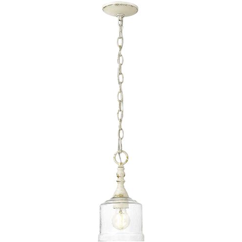 Keating 1 Light 5.88 inch Antique Black Iron Mini Pendant Ceiling Light
