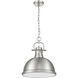 Yep Duncan 1 Light 14 inch Pewter Pendant Ceiling Light, Large