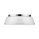 Duncan 2 Light 14 inch Chrome Flush Mount Ceiling Light in White, Damp