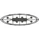 Alcott Linear Pendant Ceiling Light in Antique Black Iron