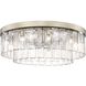 Ciara 9 Light 27 inch White Gold Semi-Flush Mount Ceiling Light