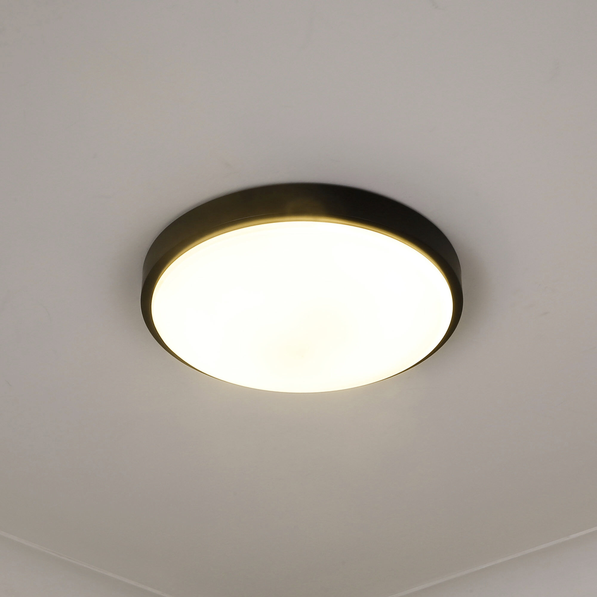 Gabi LED 12.25 inch Matte Black Flush Mount Ceiling Light