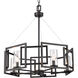 Marco 5 Light 25 inch Matte Black Chandelier Ceiling Light