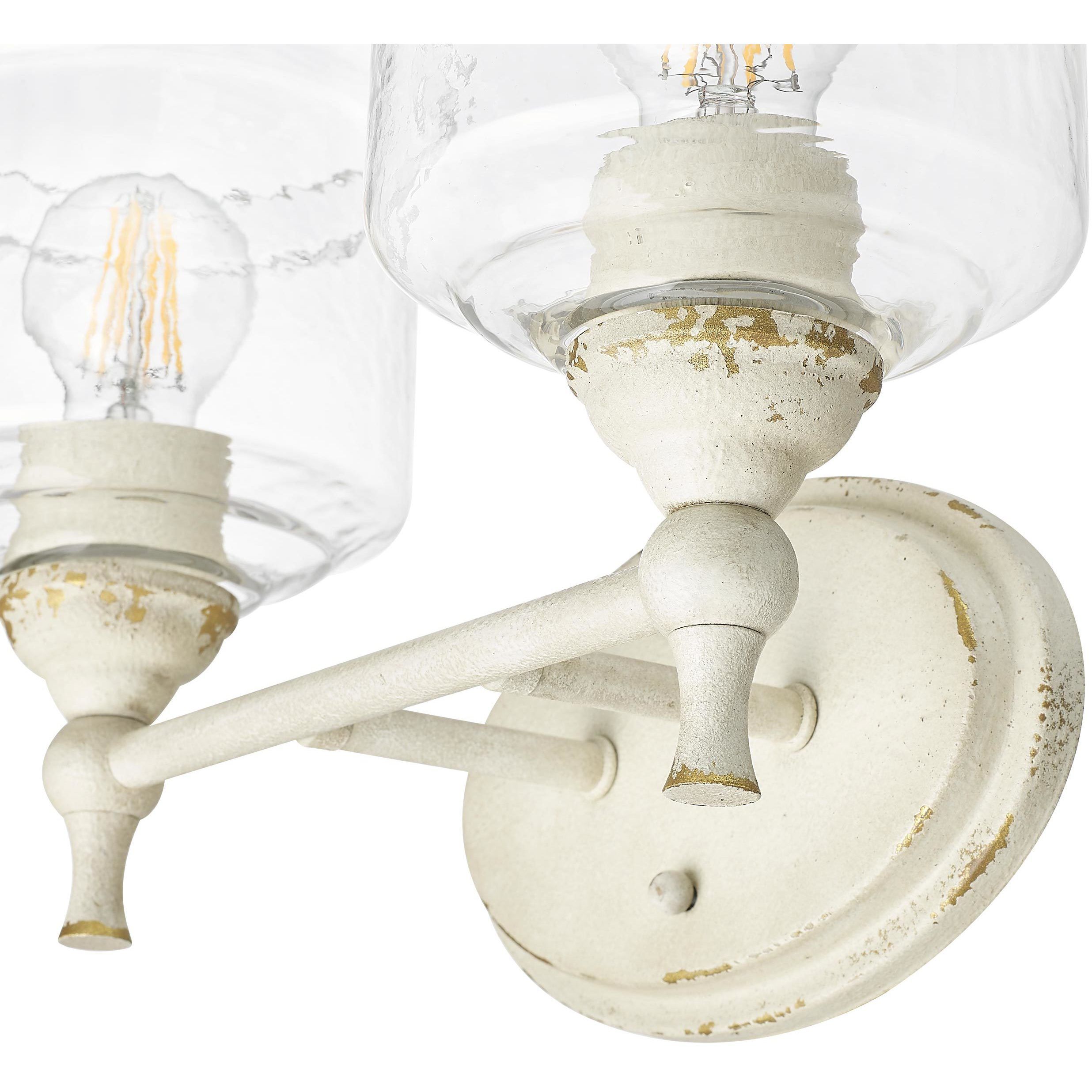 Keating Vanity Wall Light in Antique Ivory
