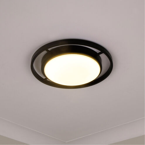 Astra LED 14 inch Matte Black Flush Mount Ceiling Light