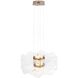 Vetrina LED 23.38 inch Light Gold Pendant Ceiling Light