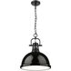 Yep Duncan 1 Light 14 inch Matte Black Pendant Ceiling Light, Large