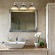 Kinsley 3 Light 29 inch Aged Galvanized Steel Bath Vanity Wall Light in Antique Black Iron
