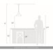 Faroe LED 13.13 inch Coffee/Black Pendant Ceiling Light